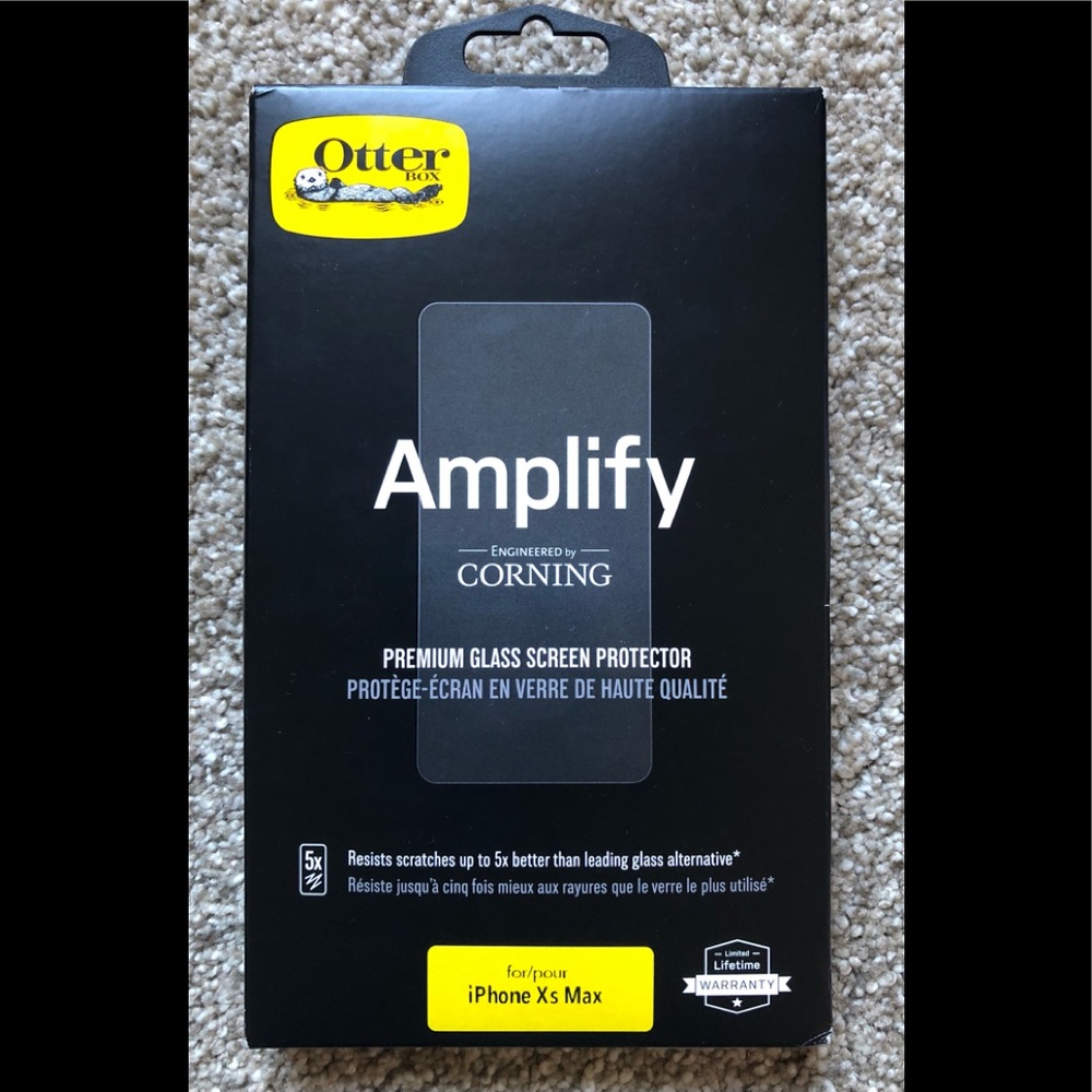 OtterBox Amplify premium glass screen protector